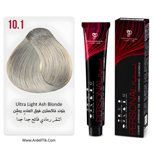 رنگ مو دودی بلوند فوق روشن شماره10/1کم آمونیاک کراتینه پرسونال